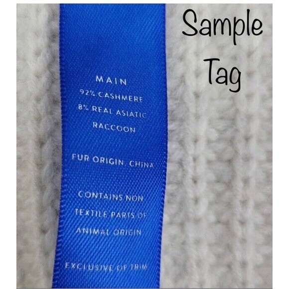 Kit & Ace Follen Cashmere Chunky Knit Oversized Sweater Tunic Top Lux Navy S/M - Picture 11 of 12